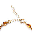 Gold Plated Dainty Oval Bracelet