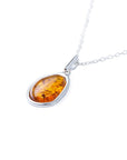 Amber ELEMENT Pendant Necklace