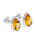 Amber ELEMENTS Stud Earrings