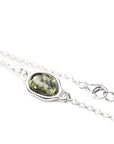Green Amber ELEMENT Link Chain Bracelet