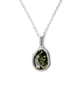 Green Amber ELEMENT Pendant Necklace
