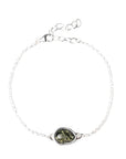 Green Amber ELEMENT Link Chain Bracelet