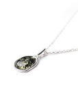 Green Amber ELEMENT Pendant Necklace