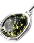 Green Amber ELEMENT Pendant Necklace