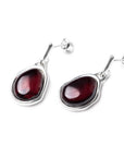 Cherry Amber ELEMENTS Drop Earrings