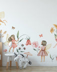 Fairy Wall Decal | Watercolor Fairies Wall Decal | Nursery Fairytale Sticker