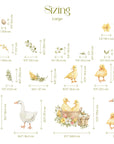 Goose Wall Decals | Watercolor Geese Wall Stickers | Farm Animals Decals | Kids Room Decor