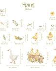 Goose Wall Decals | Watercolor Geese Wall Stickers | Farm Animals Decals | Kids Room Decor