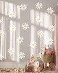 Daisy Flower Wall Decals | Nursery Decal Vinyl | Wall Decal | Wall Sticker