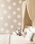 Daisy Flower Wall Decals | Nursery Decal Vinyl | Wall Decal | Wall Sticker
