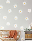 Daisy Flower Wall Decals | Nursery Decal Vinyl | Wall Decal | Wall Sticker