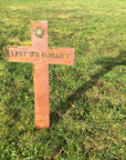 Large Lest We Forget Garden Decoration