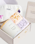 Green Lemon Candle Spa Gift Box,  Relaxing Package with Shower steamers and Eye Mask