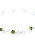 Minimal Green Amber Bracelet