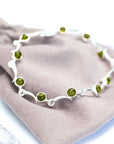 Minimal Green Amber Bracelet
