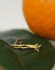 Real Jasmine Twig Stud Earrings, Handmade Minimalist Jewelry, Organic Nature Studs, Gift for Beauty & Sensuality, Gold or Sterling Silver 925