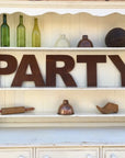 12″ Rusty Fat Font Metal Letters For The Home And Garden A–Z & 0–9