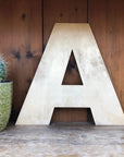 5" or 12" Coloured Metal Alphabet Letters A–Z & 0–9 | Choose Your Colour