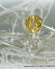 Leaf Cuff Bracelet: Handmade Sterling Silver and Gold Plating (Adjustable)