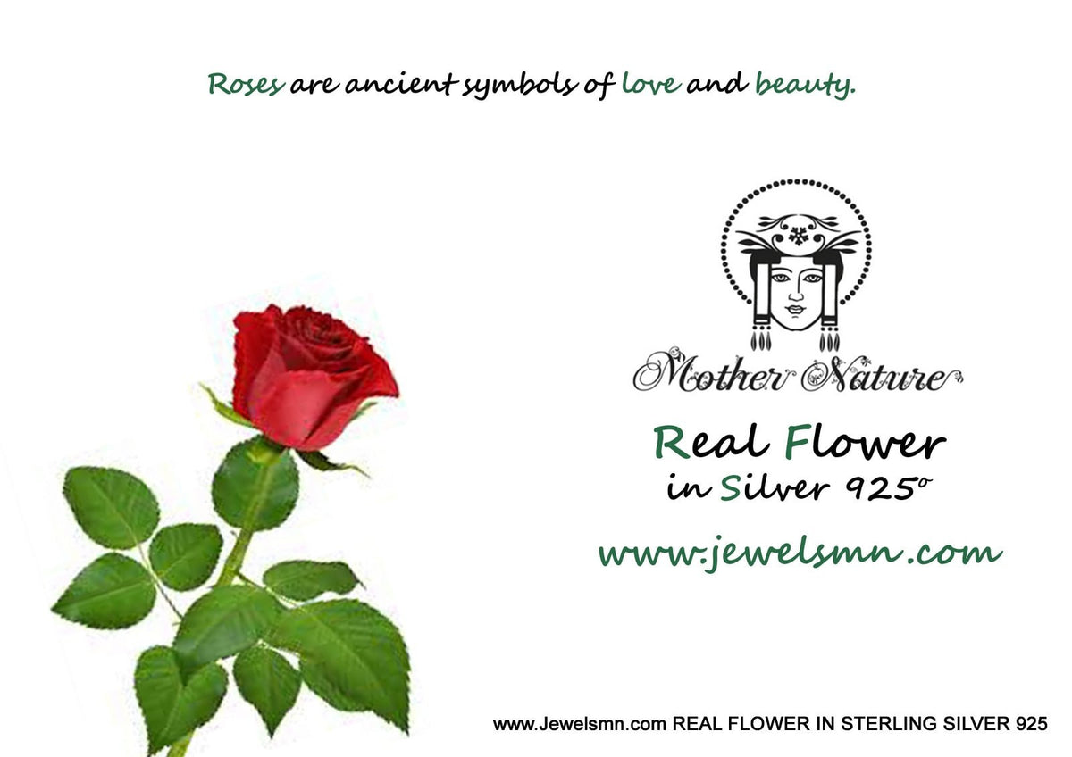 Real Rose Leaf Necklace, 14K Gold Plated Brass Pendant, Handmade Minimalist Jewelry Gift, Birthday Gift for Women, Nature Inspired Boho