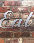 Galvanized Steel Metal Eat Wall Decoration.
