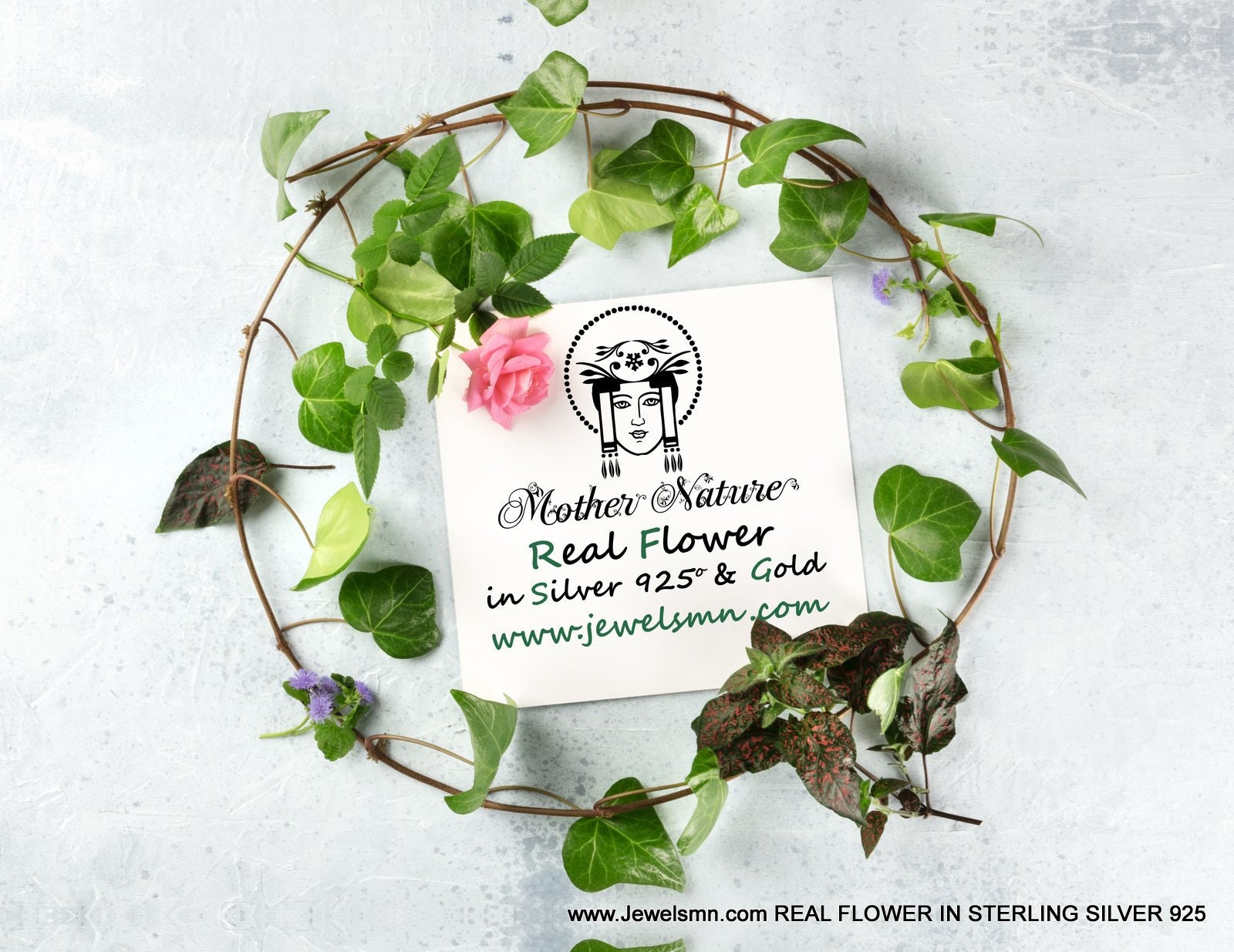 Nature-Inspired Silver Ear Crawlers, Pine Branch Detail (Unisex)-3