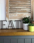 Rustic Art Deco Signs Rusty Metal Alphabet Letters – Home & Garden A-Z 0-9