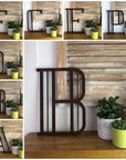Rustic Art Deco Signs Rusty Metal Alphabet Letters – Home & Garden A-Z 0-9