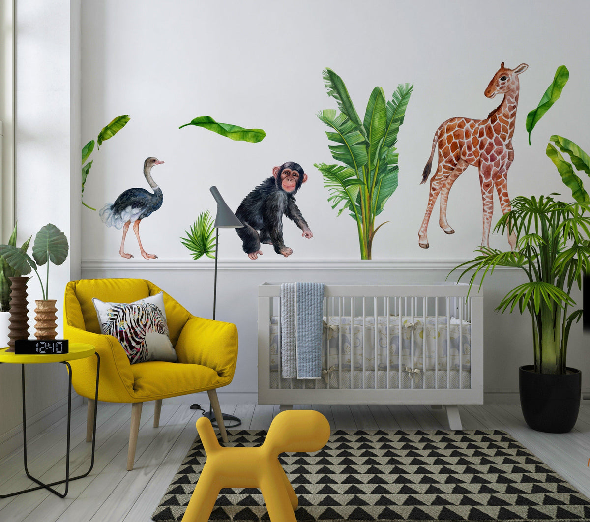 Big Wall sticker Set for kids, Chimp