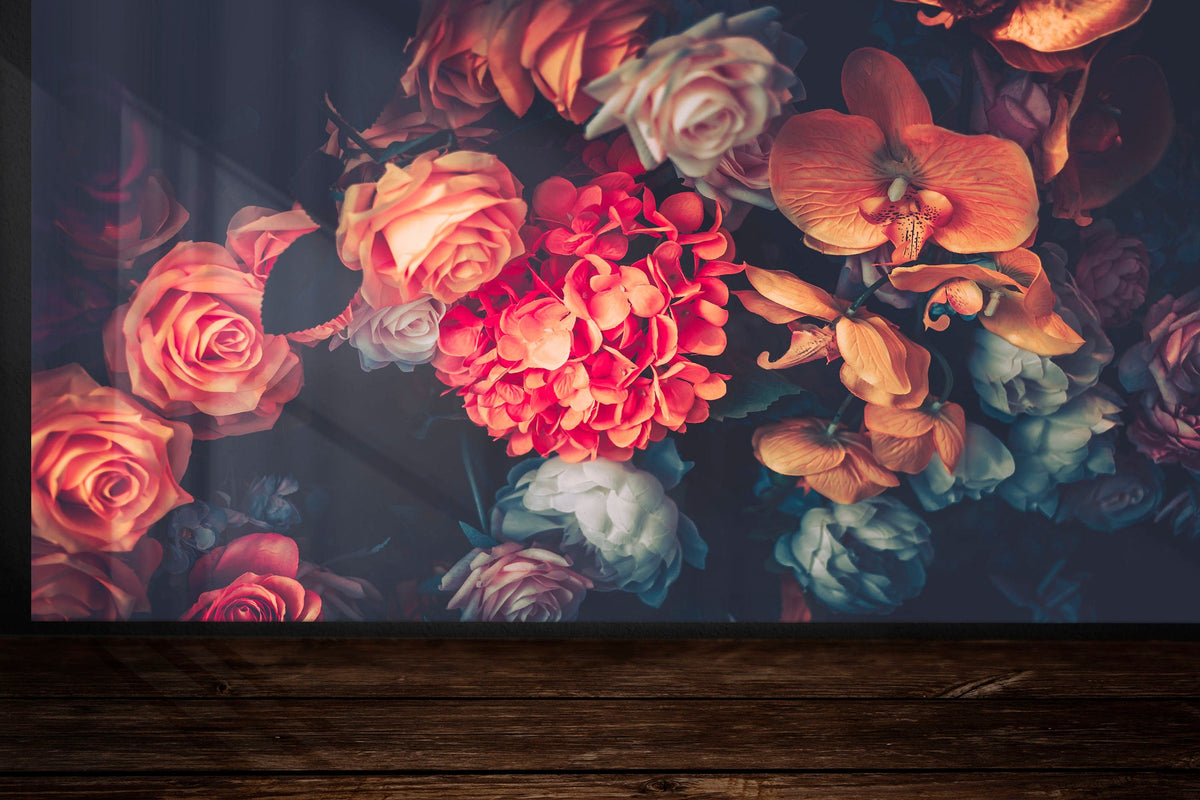 Beautiful Vintage removable Wallpaper Dark Dutch Flo... | Wonderwallsboutique