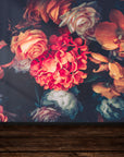 Beautiful Vintage removable Wallpaper Dark Dutch Flo... | Wonderwallsboutique