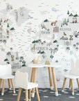 Classic World Map Wallpaper | Wonderwallsboutique