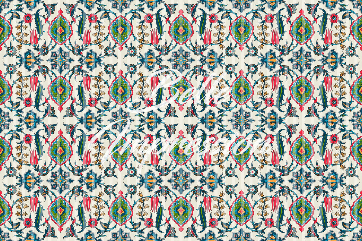 Ornamental Artwork | Removable Wallpaper | Pattern 