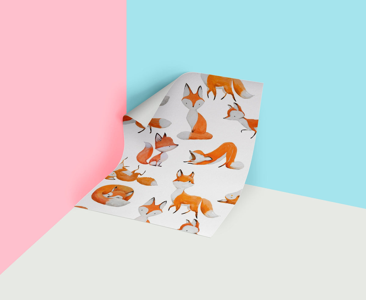 Realax Fox    | Realax Fox   Removable Wallpaper | Peel and Stick |  