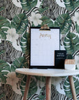 Leaf Zebra    | Leaf Zebra   Removable Wallpaper | Peel and Stick |  