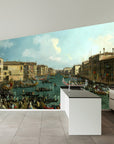 Regatta on the Canale Grande by Canaletto Wallpaper ... | Wonderwallsboutique