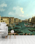 Regatta on the Canale Grande by Canaletto Wallpaper ... | Wonderwallsboutique