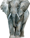 Big Wall sticker Set for kids, Elephant front facing