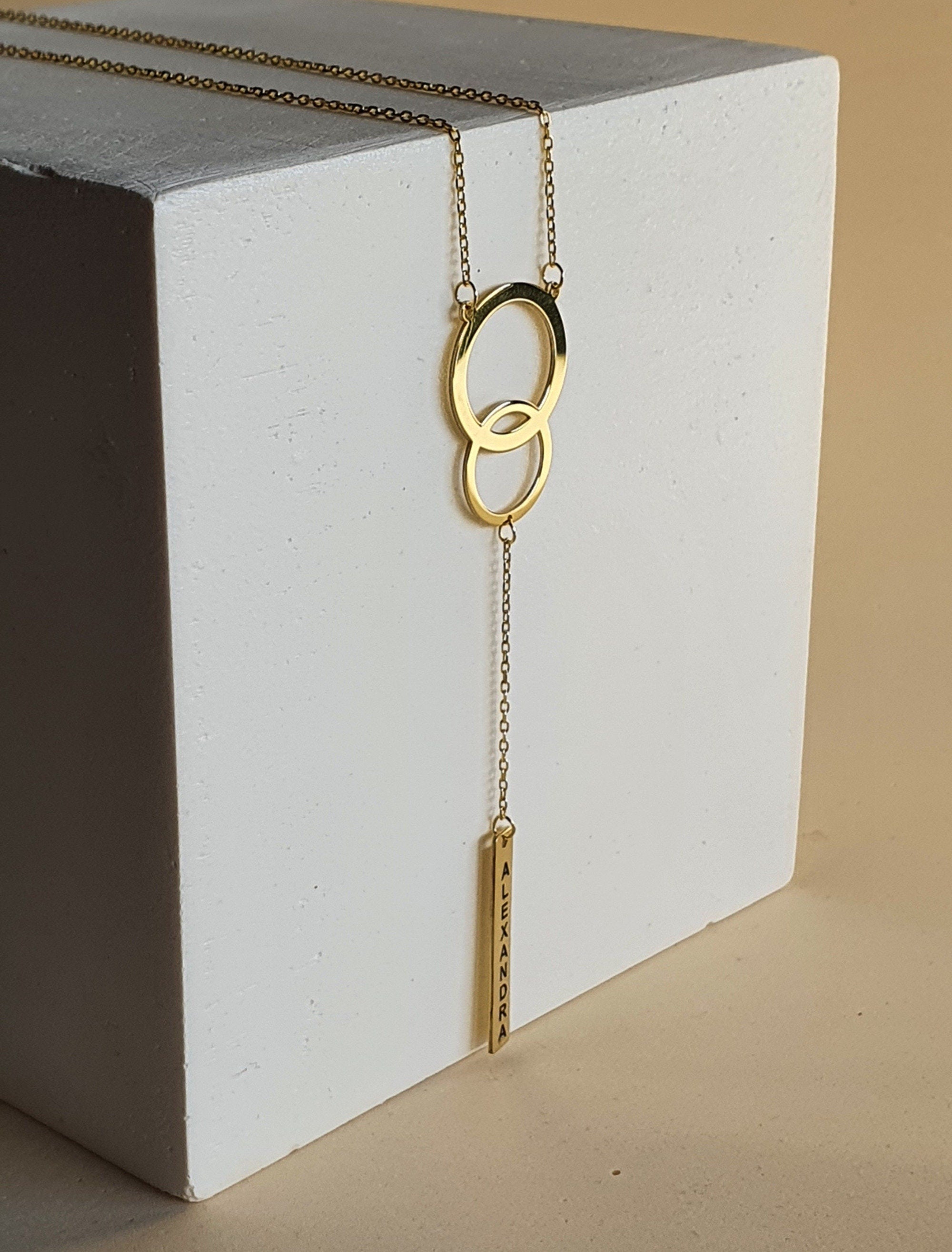 Lariat Pendant Personalized