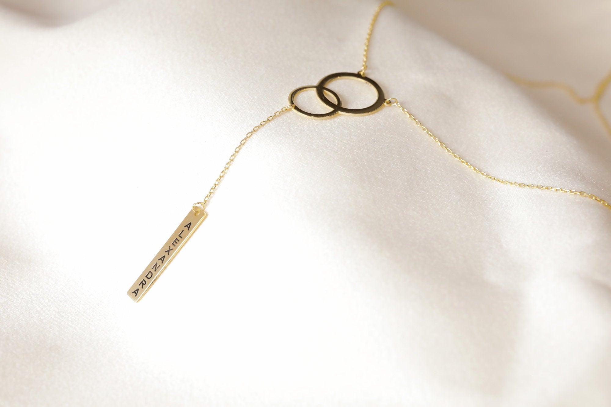 Lariat Pendant Personalized
