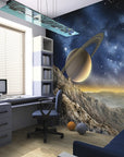 Galaxy Wall Mural Space Wallpaper Large Wall Mural P... | Wonderwallsboutique