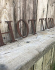 5" Classic Font Rusty Metal Alphabet Letters A-Z 0-9