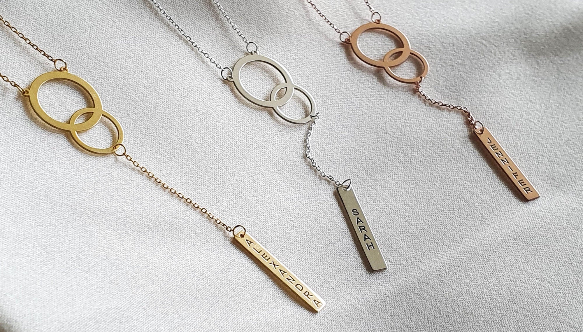 Lariat Pendant Personalized