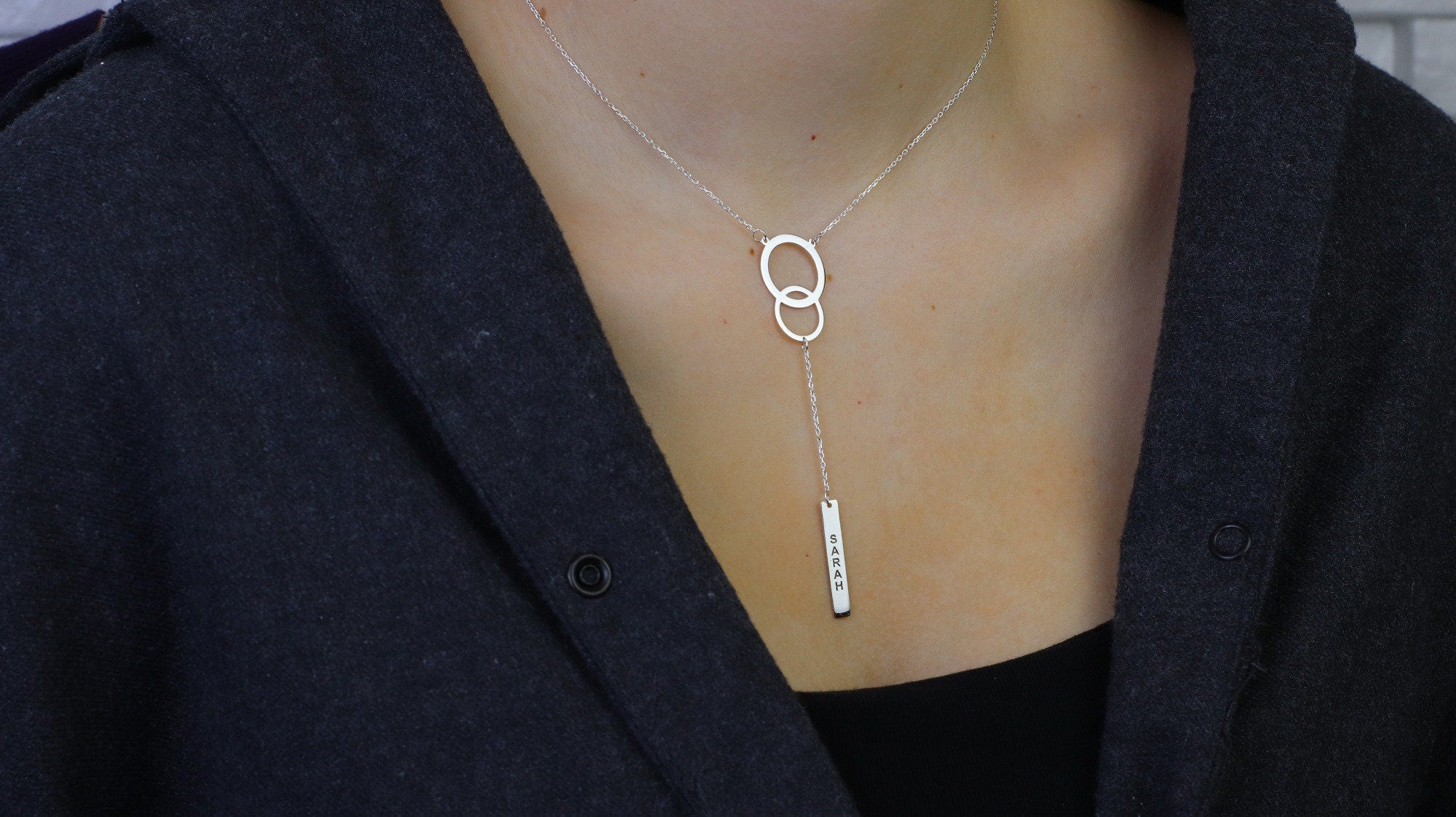 Lariat Pendant Personalized
