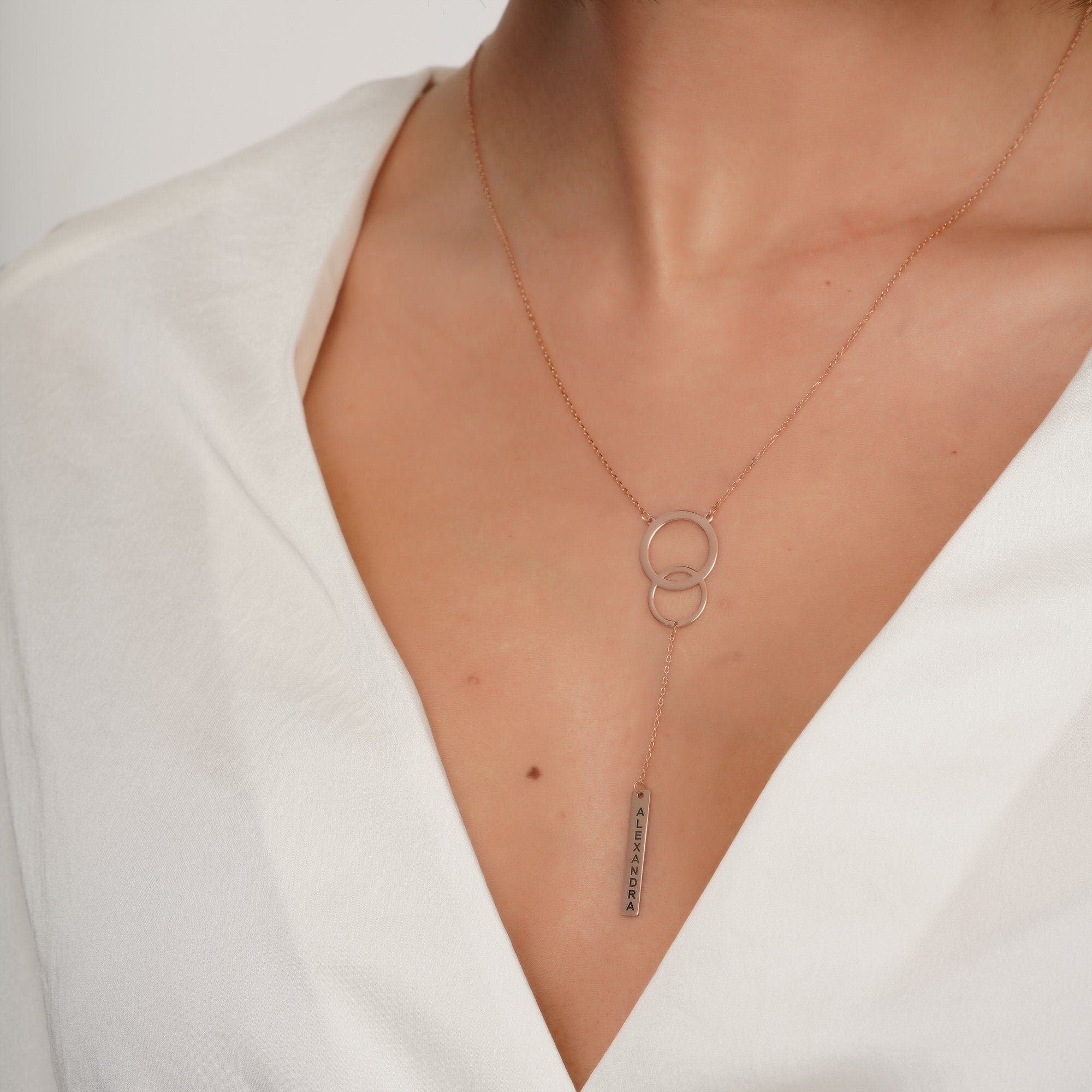 Lariat Pendant Personalized
