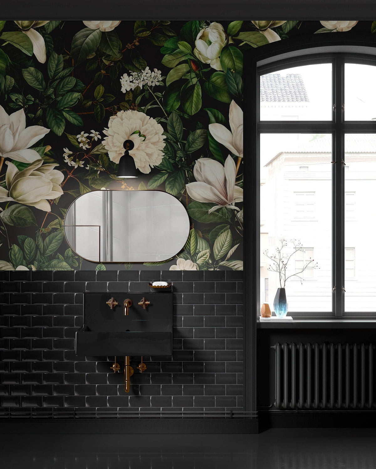 Moonlit Garden Self Adhesive Wallpaper | Wonderwallsboutique