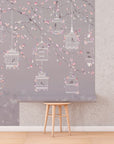 Birdcage   Wallpaper Peel and Stick | Wonderwallsboutique