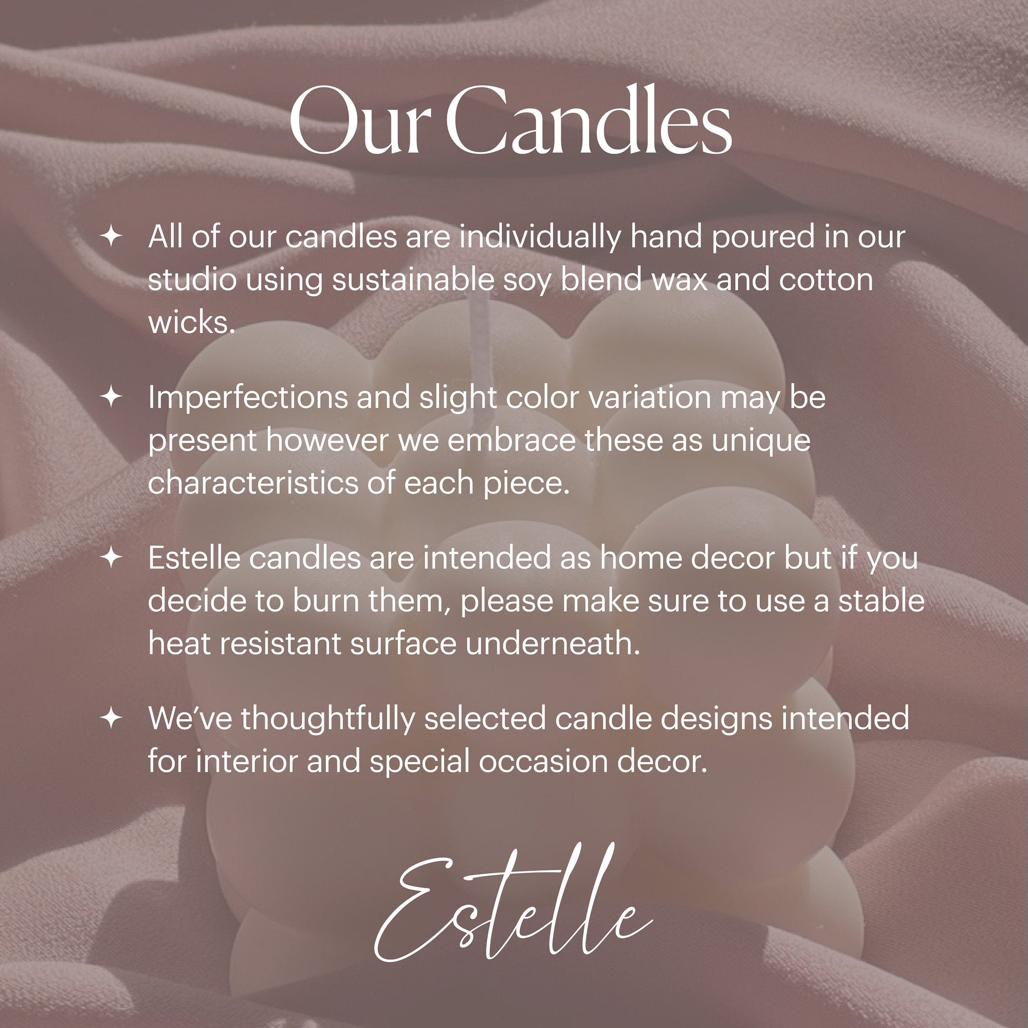 Handmade Rose Soy Candle | Home Decor
