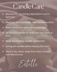Handmade Rose Soy Candle | Home Decor