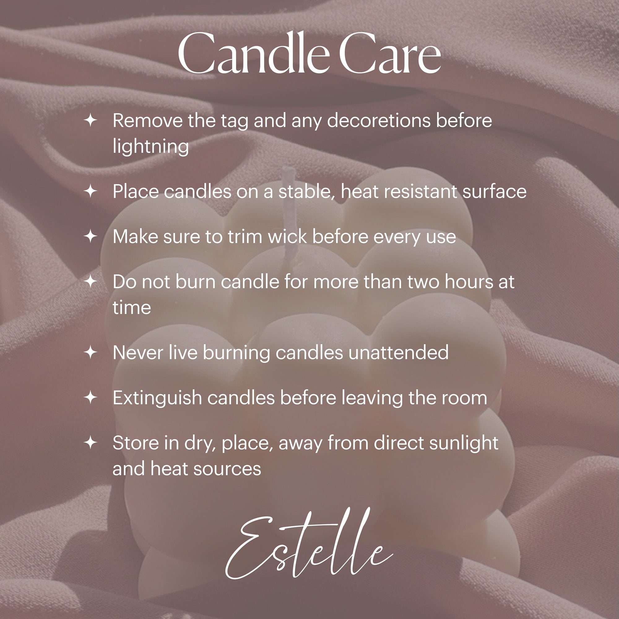 Large Ribbed Swirl Candle